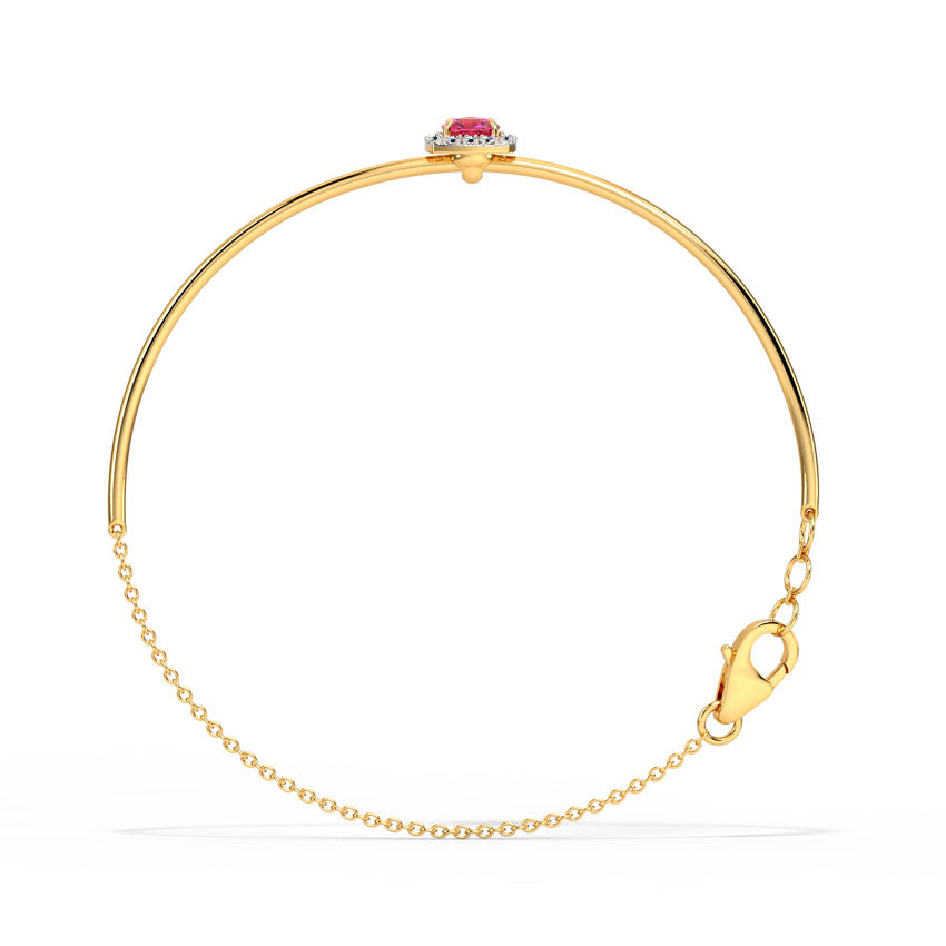 Glinting Quad Gemstone Bracelet