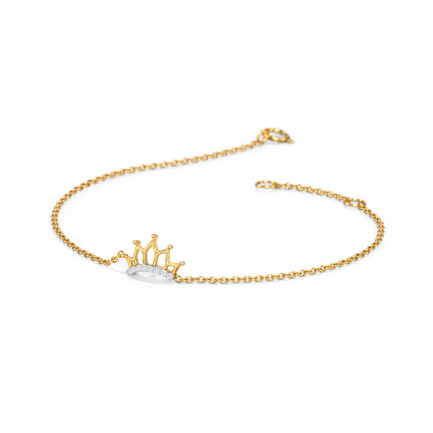 Amra Crown Kids' Diamond Bracelet
