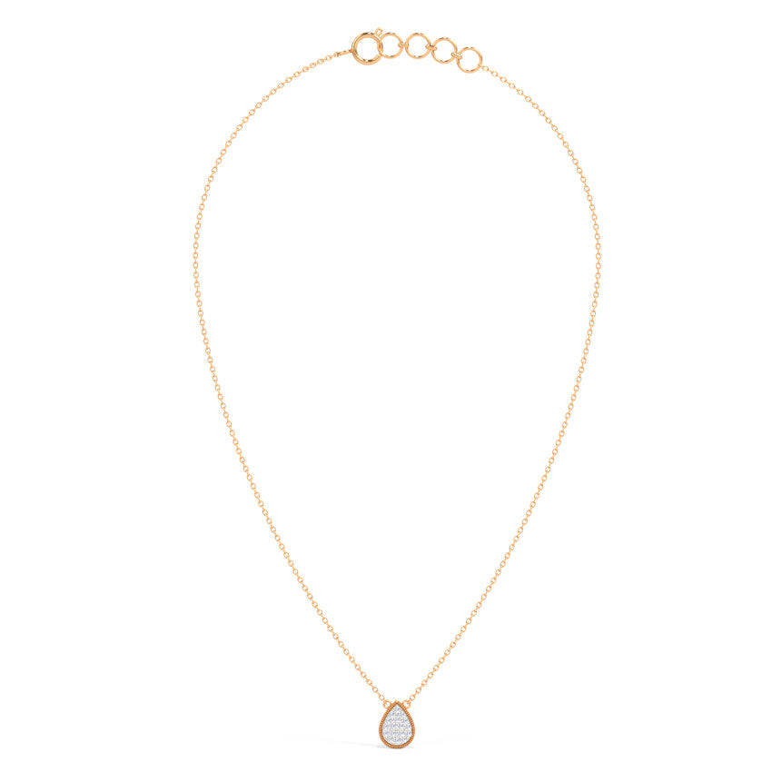 Classic Pear Diamond Necklace