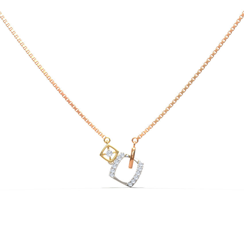 Juliet Geometric Diamond Necklace