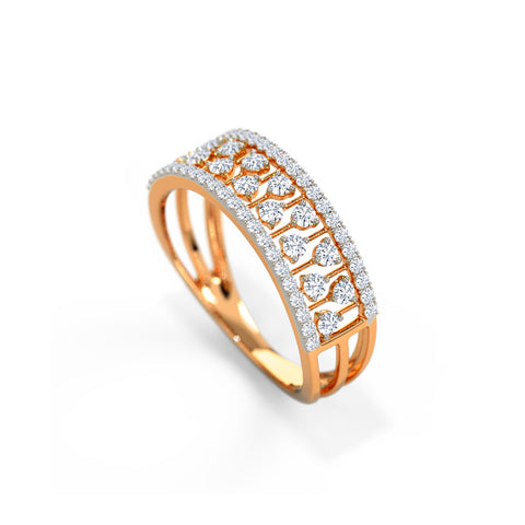 Linear Diamond Band