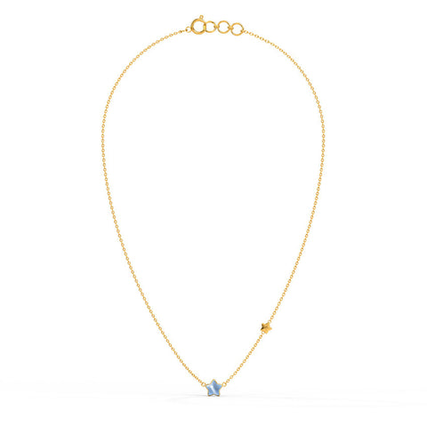 Twinkling Star Kids' Gold Necklace