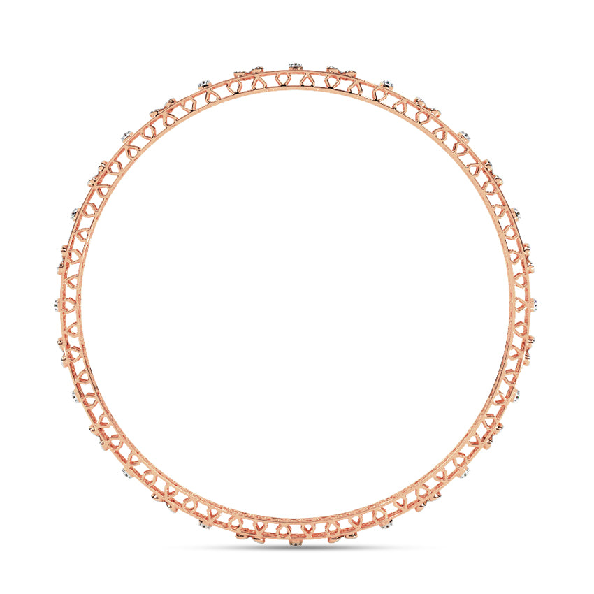 Lattice Lustre Diamond Bangle