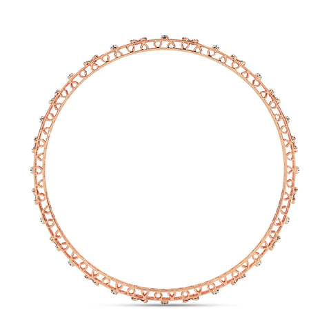 Lattice Lustre Diamond Bangle