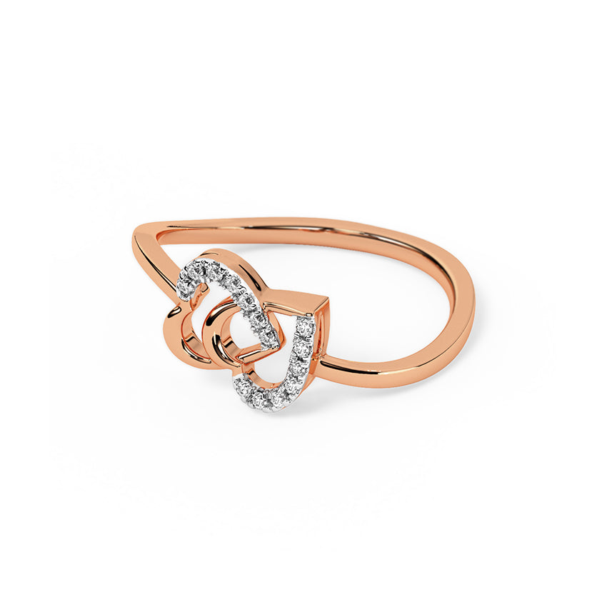 Tangled Heart Diamond Ring