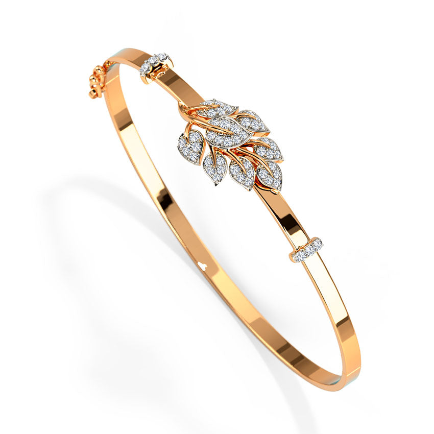 Menon Leaf Diamond Bracelet