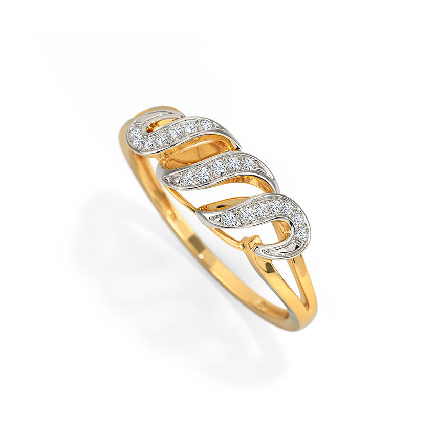 Interwind Shimmer Diamond Ring