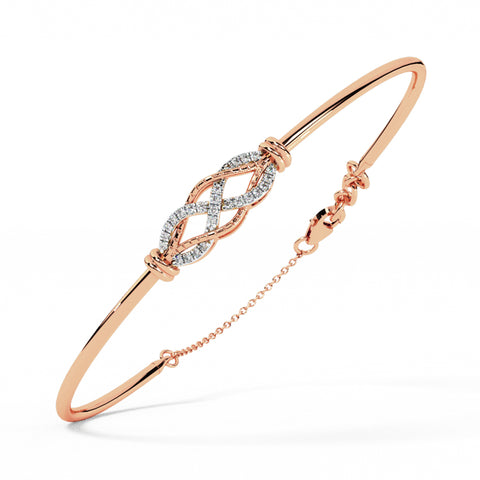 Frosty Finesse Diamond Tube Bracelet