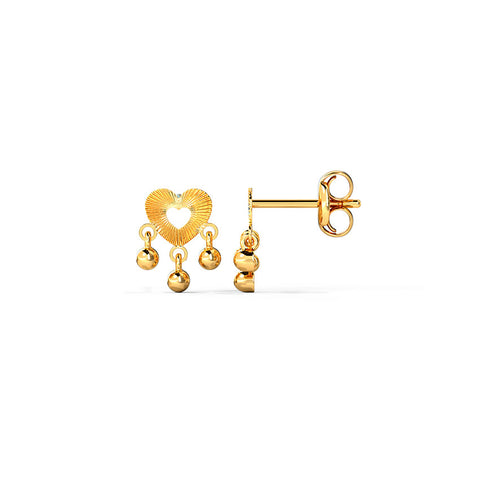 Lining Heart Earring