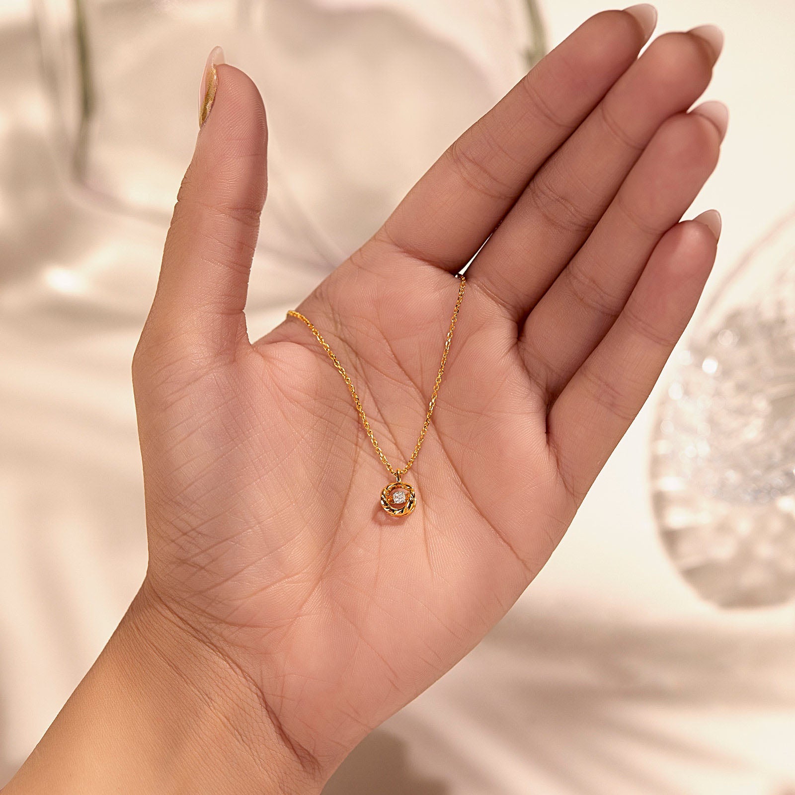 Margot Heartbeat Diamond Necklace