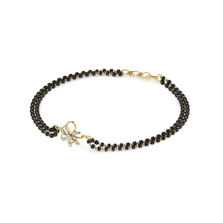Devanshi Diamond Mangalsutra Bracelet