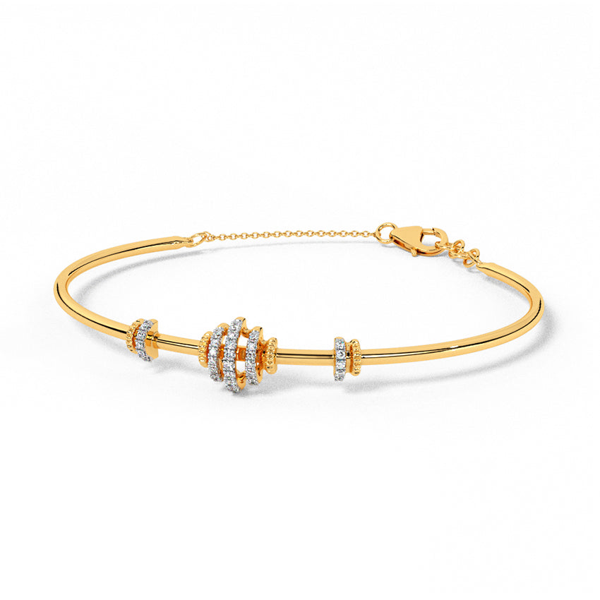 Linear Spark Diamond Bracelet