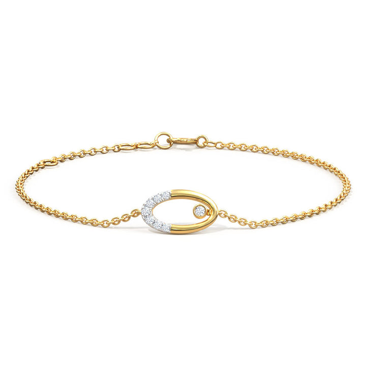 Ovate Pop Diamond Bracelet