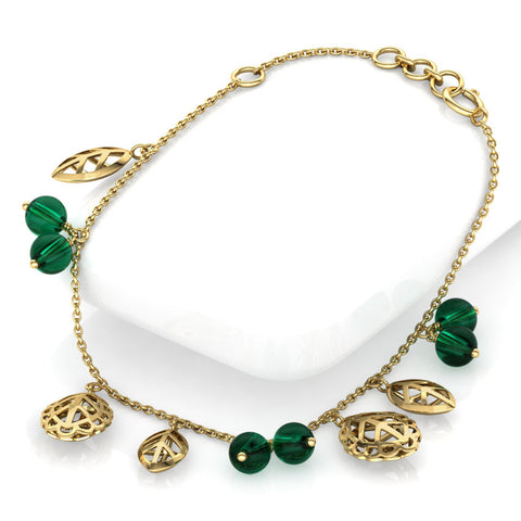 Patra Intricate Gemstone Bracelet