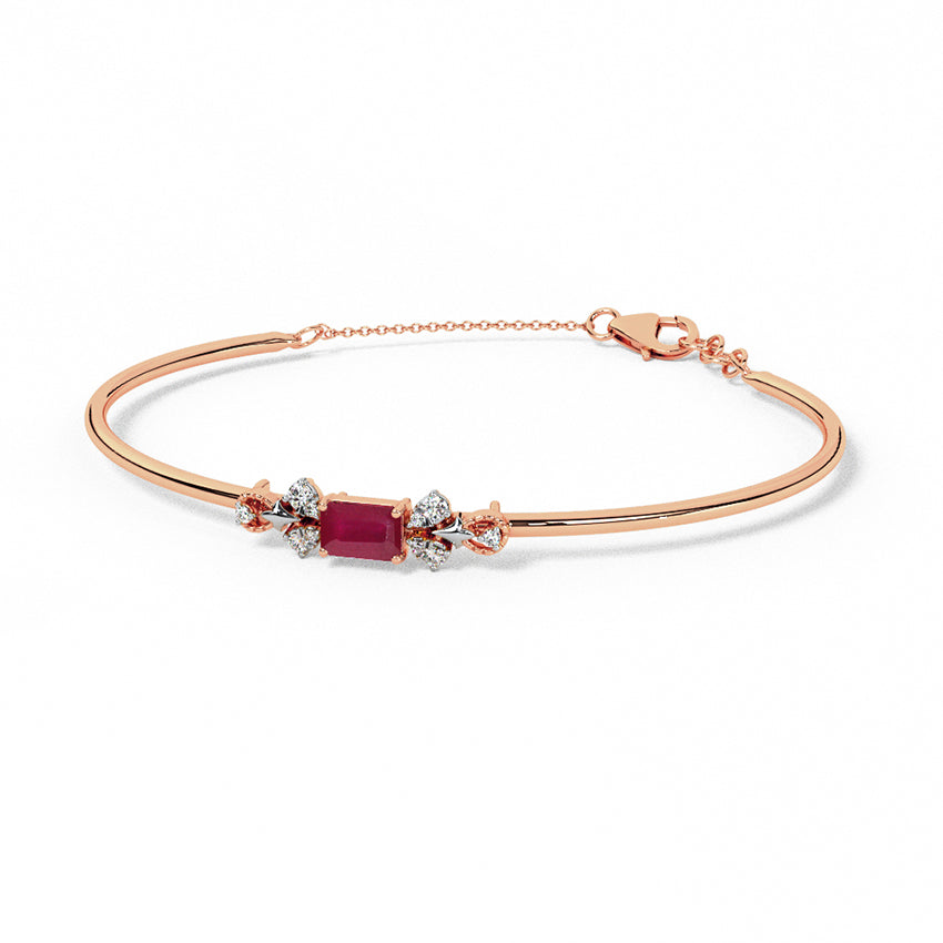 Gardenia Bloom Gemstone Bracelet