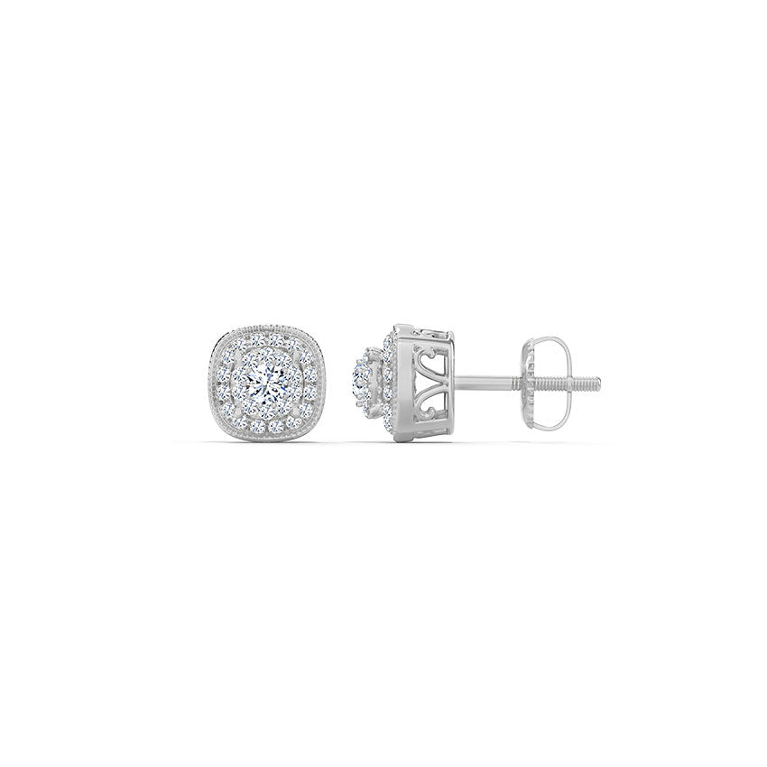 Classic Diamond Stud Earrings
