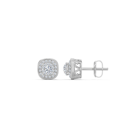 Classic Diamond Stud Earrings