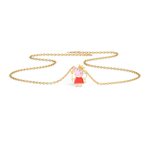 Peppa Fairy Kids' Gold Necklace