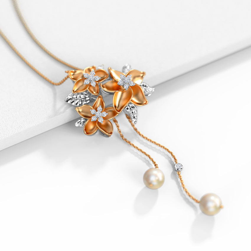 Woodruff Bloom Pearl Necklace