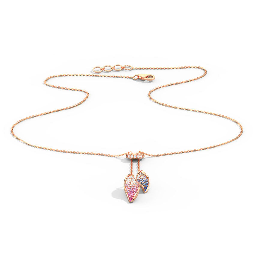 Dual Sway Gemstone Necklace