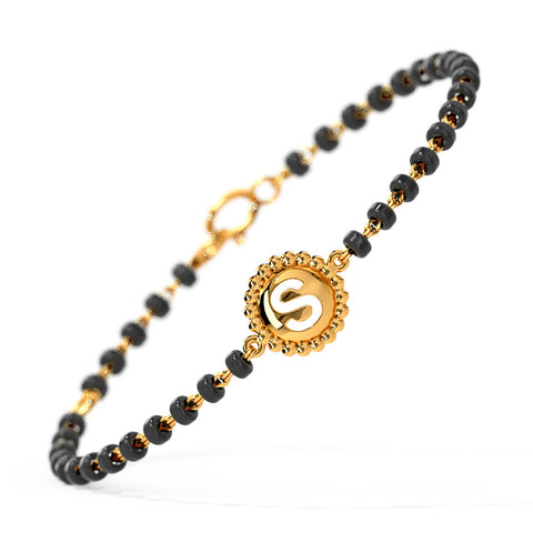 Alphabet S Kids Nazaria Gold Bracelet
