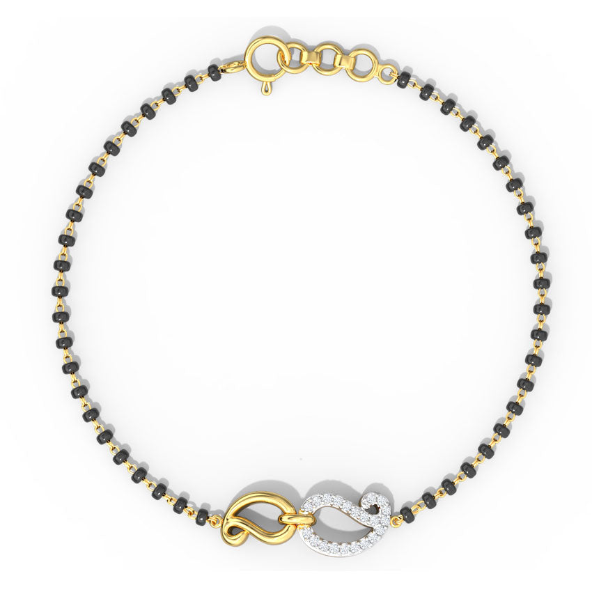 Ishani Diamond Mangalsutra Bracelet