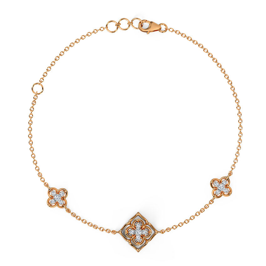 Bella Floral Diamond Bracelet