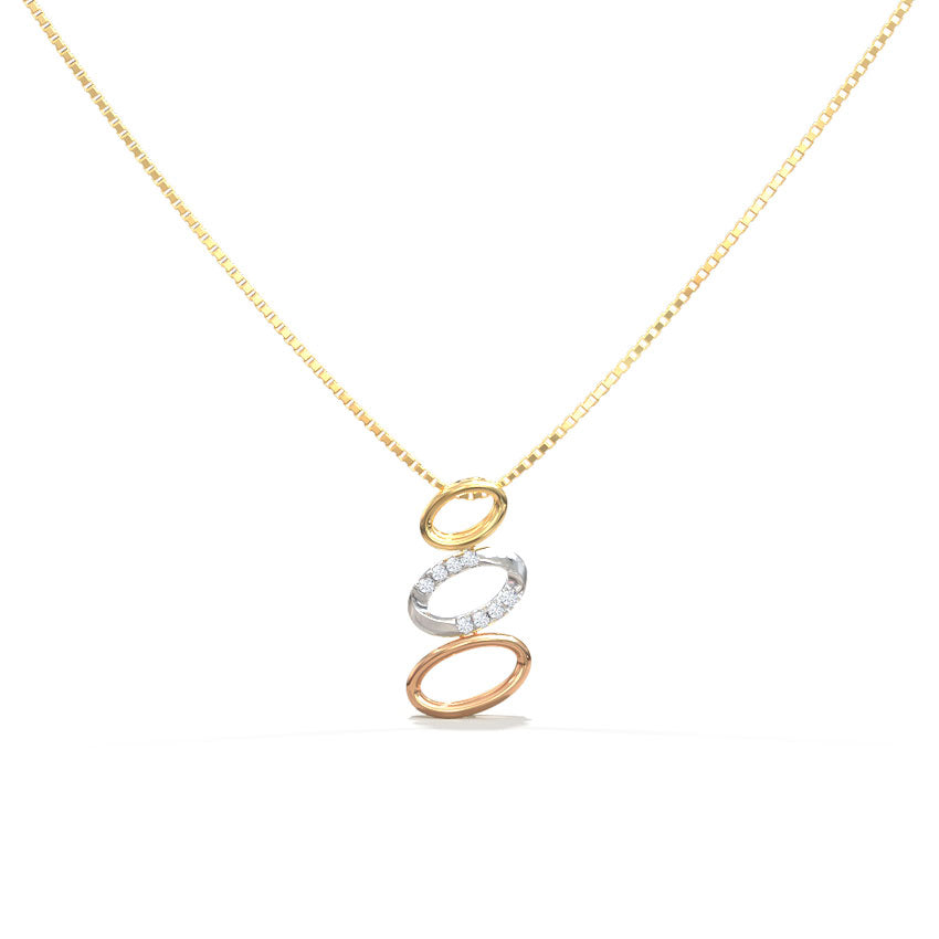 Audrey Oval Diamond Necklace