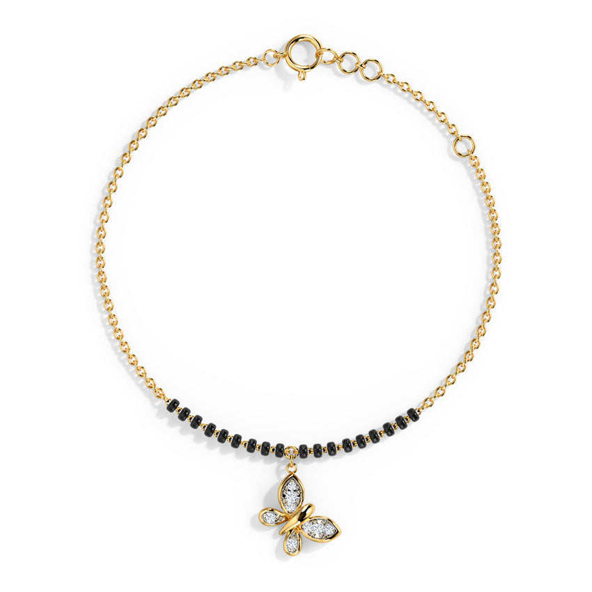 Aisha Diamond Mangalsutra Bracelet