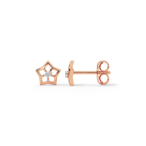 Full Bloom Diamond Stud Earrings