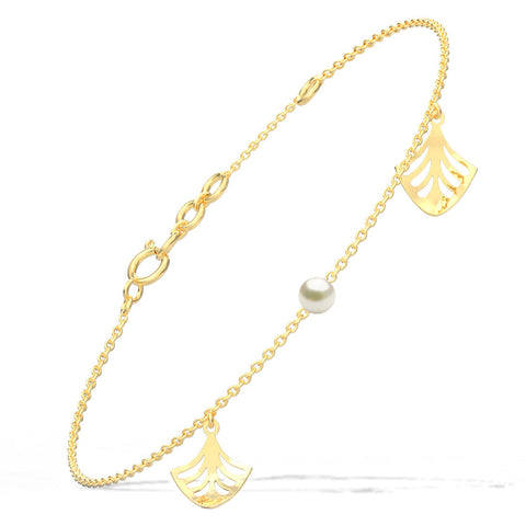 Laila Charm Pearl Bracelet