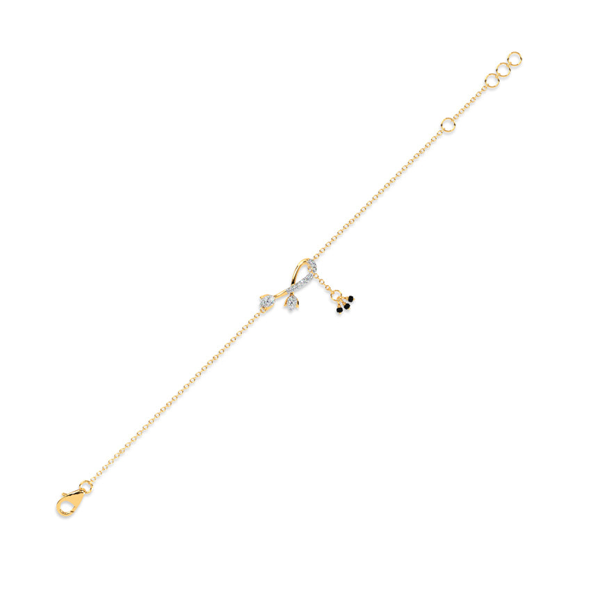Elina Tulip Diamond Mangalsutra Bracelet
