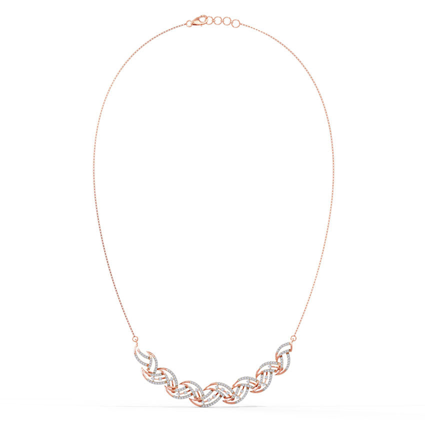 Ellie Wave Diamond Necklace