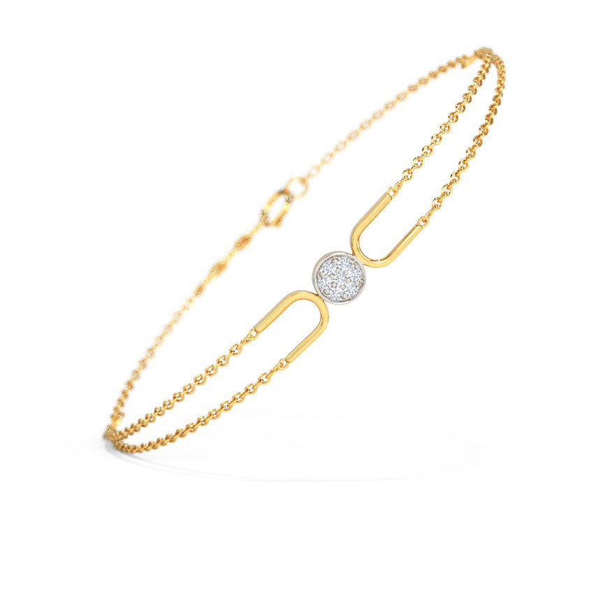 Elia Hug Diamond Bracelet