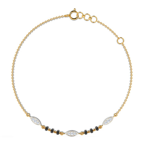 Stella Diamond Mangalsutra Bracelet