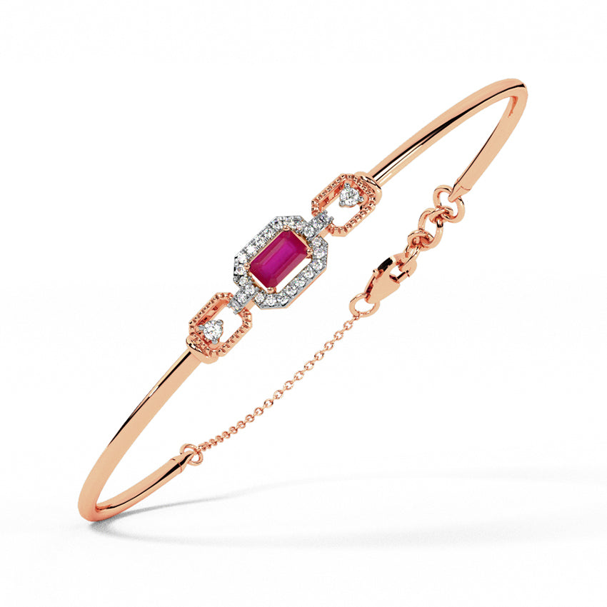 Celestial Serenity Diamond Tube Bracelet