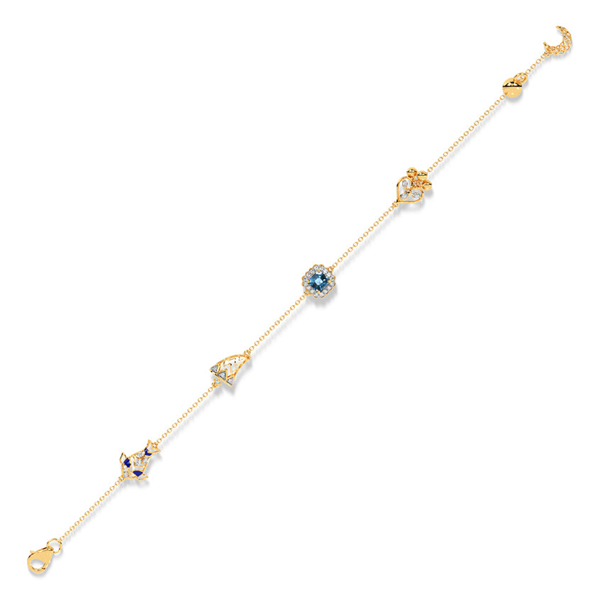 Mascot Chain Diamond Bracelet