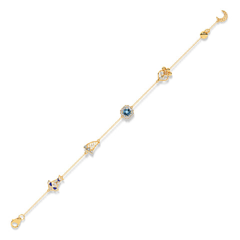 Mascot Chain Diamond Bracelet