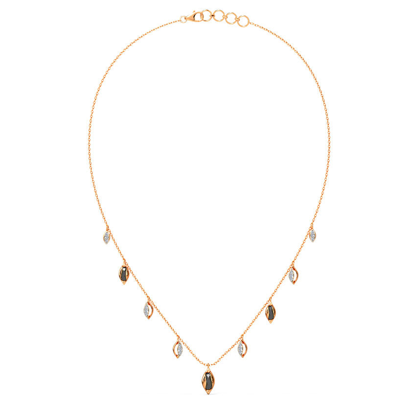 Hanging Buds Gemstone Necklace