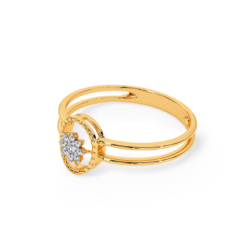 Pleasing Oval Diamond Ring