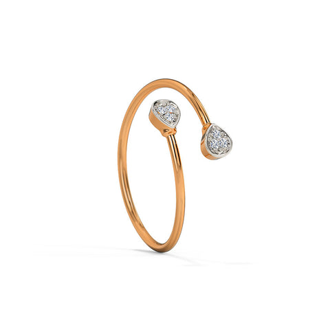 Duet Circular Diamond Ring