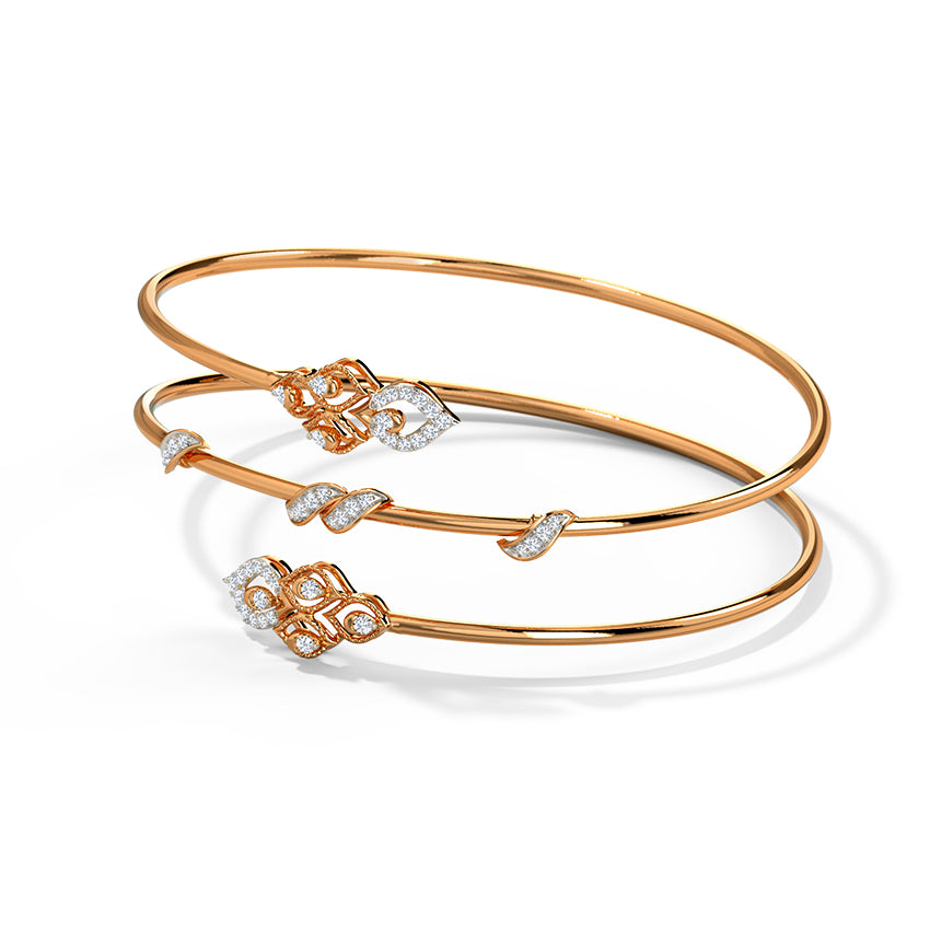 Gracy Spiral Diamond Bracelet