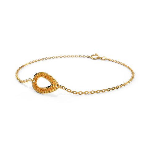 Perky Pear Gold Bracelet