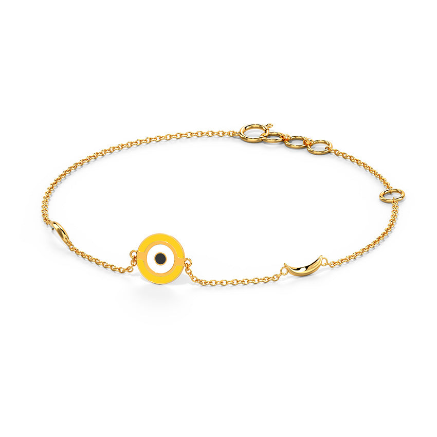 Banana Minion Gold Chain Bracelet