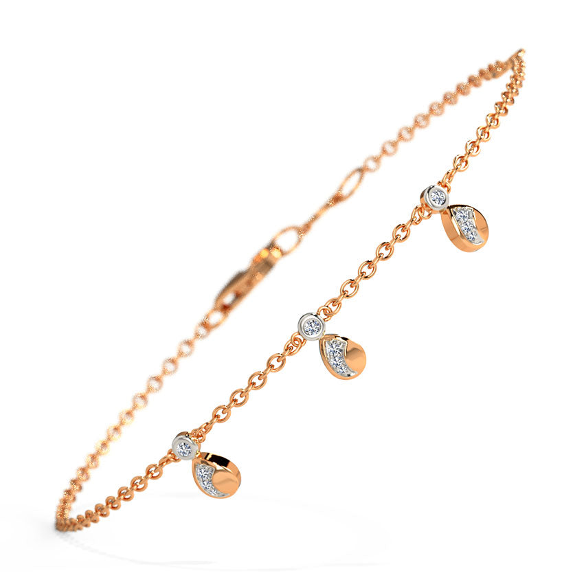 Drizzle Flow Diamond Chain Bracelet