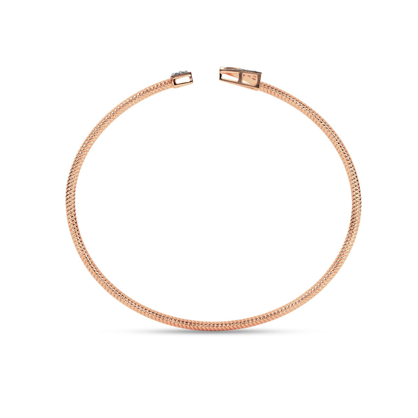 Eva Diamond Tube Bracelet