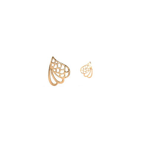 Birdy Gold Stud Earrings