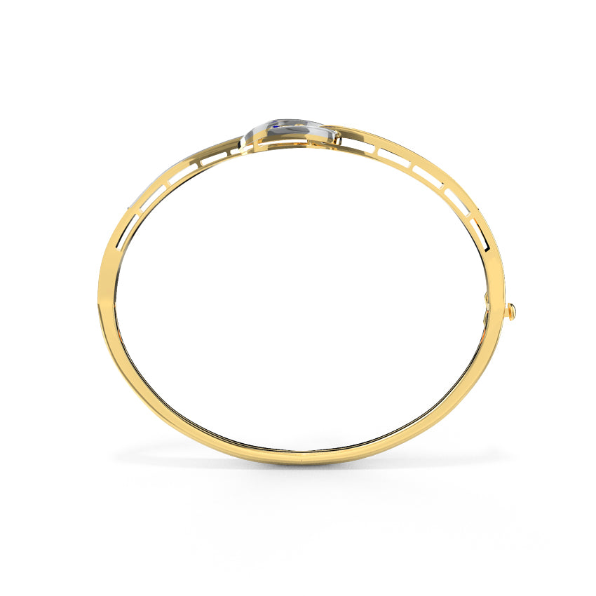 Elegant Knot Diamond Bracelet