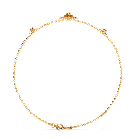 Mishka Cutout Gemstone Bracelet