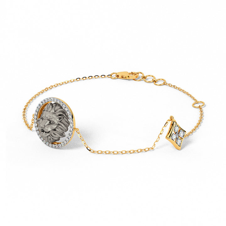 Roar of Radiance Diamond Chain Bracelet
